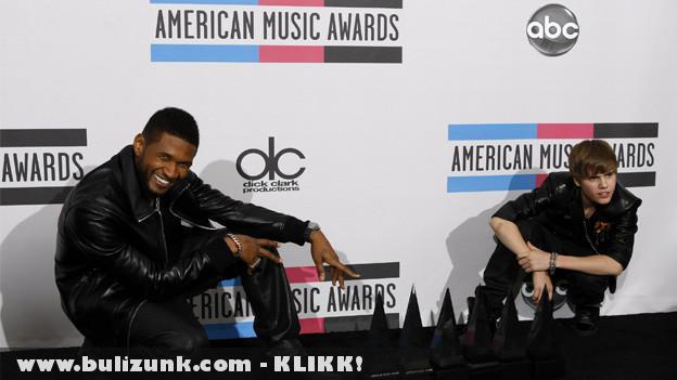 American Music Awards 2010: Usher és Justin Bieber a díjakkal